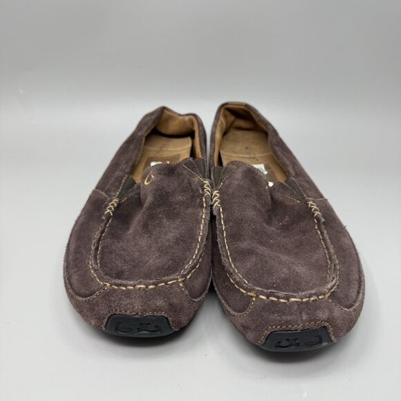 Olukai Brown Leather Loafers Driving Shoes Derby Comfort Moc Toe Akepa Moc Sz 13 main image 7